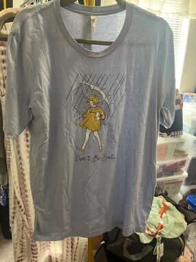 Bella Canvas Lavender Graphic Tee with Mustard Yellow Accent